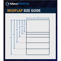 Mudflap Size Chart